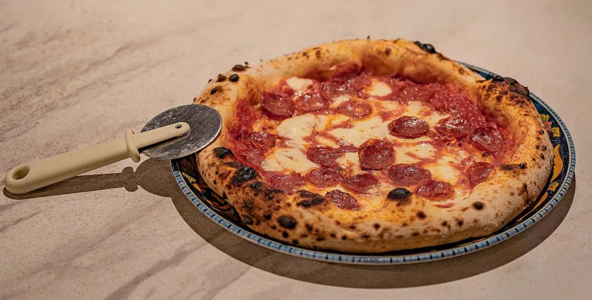 Pizza food typical of Apache Pizza